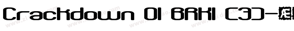 Crackdown O1 BRK1 (3)字体转换